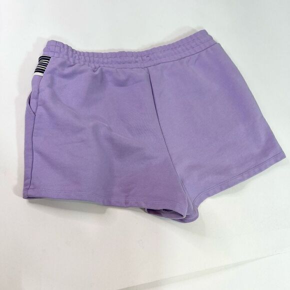 Peloton Shorts Womens Extra Large Light Purple Solid Drawstrings Sporty Short - Picture 8 of 9